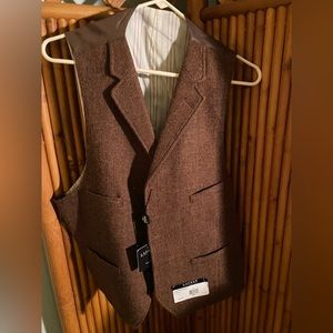 Lauren Ralph Lauren XXL Tweed Vest Brand New
